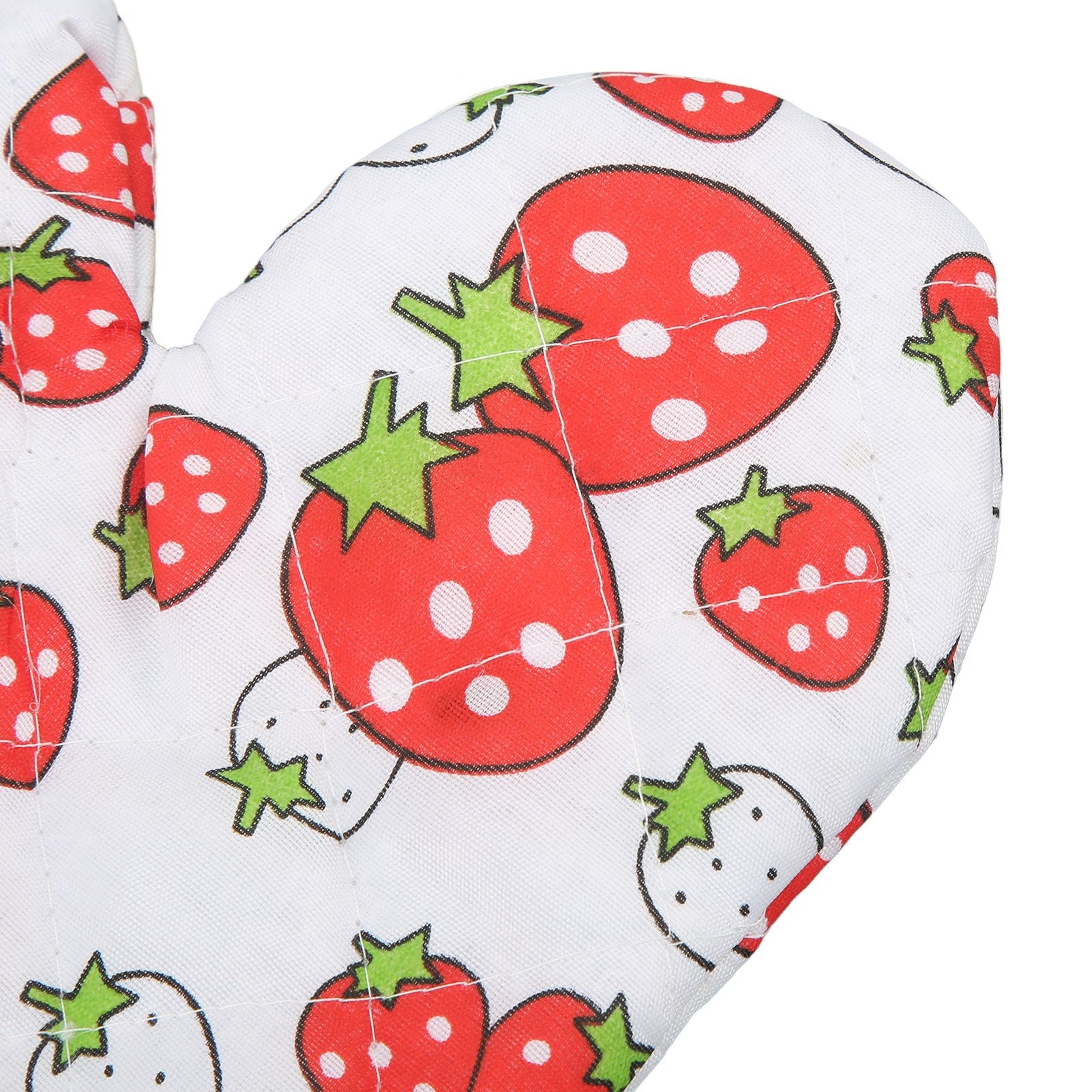 Oven Gloves Polyester Cotton Material Printed Pattern Lanyard Design Cooking Microwave Mitts for Kitchen V1294-YM0523-3118220019811