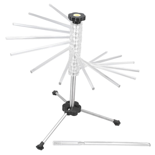Manual Rotation Pasta Drying Rack Stainless Steel Folding Noodle Rack for Household Kitchen V1294-YM0523-3118220020011