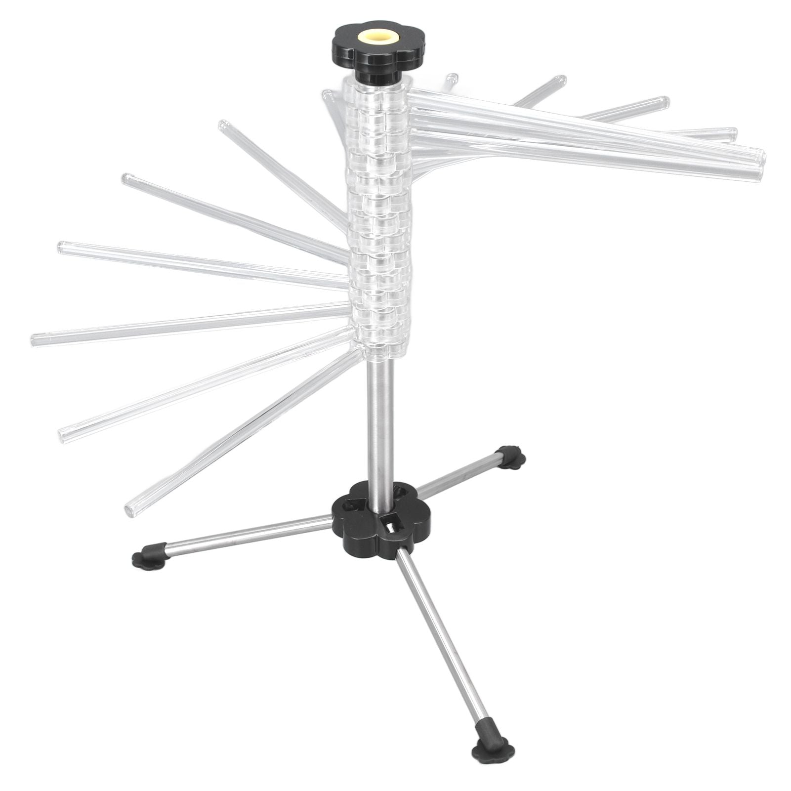 Manual Rotation Pasta Drying Rack Stainless Steel Folding Noodle Rack for Household Kitchen V1294-YM0523-3118220020011