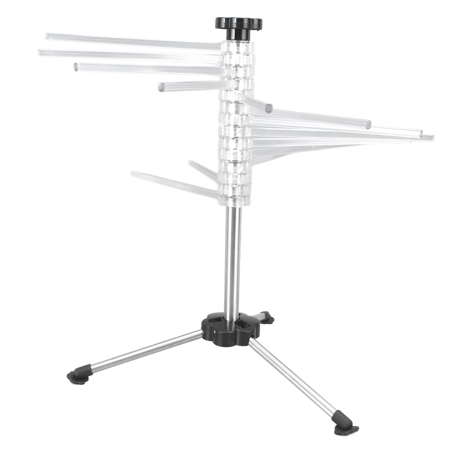 Manual Rotation Pasta Drying Rack Stainless Steel Folding Noodle Rack for Household Kitchen V1294-YM0523-3118220020011