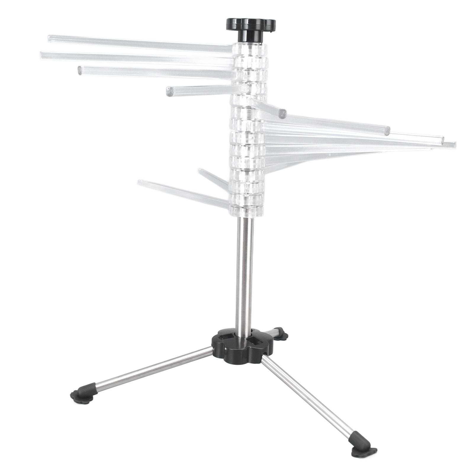 Manual Rotation Pasta Drying Rack Stainless Steel Folding Noodle Rack for Household Kitchen V1294-YM0523-3118220020011