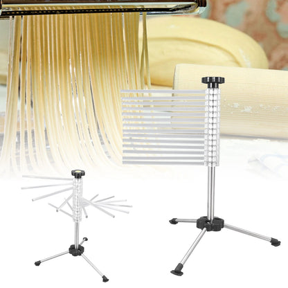Manual Rotation Pasta Drying Rack Stainless Steel Folding Noodle Rack for Household Kitchen V1294-YM0523-3118220020011