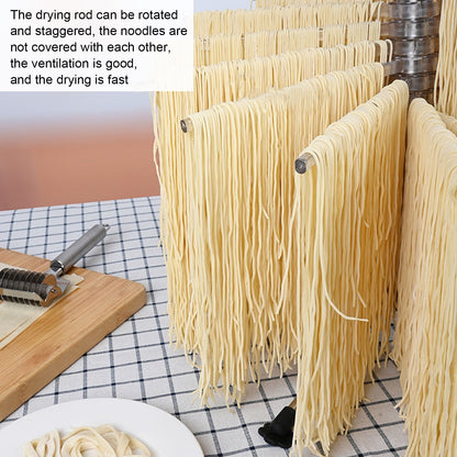 Manual Rotation Pasta Drying Rack Stainless Steel Folding Noodle Rack for Household Kitchen V1294-YM0523-3118220020011