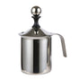 400cc Manual Milk Creamer Frother Double Layer Filter Stainless Steel Heatable Easy Clean with Handle V1294-YM0523-3118220020711