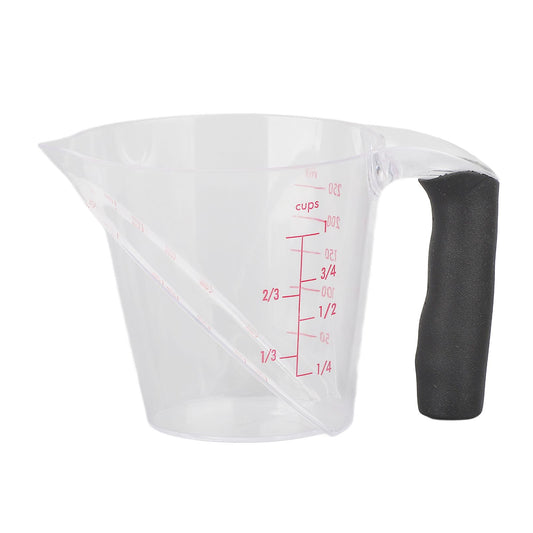 Measuring Cup Heat Resistant Angled Plastic Measuring Mug with Handle for Drinking Baking Cooking Pouring V1294-YM0523-3118220021211