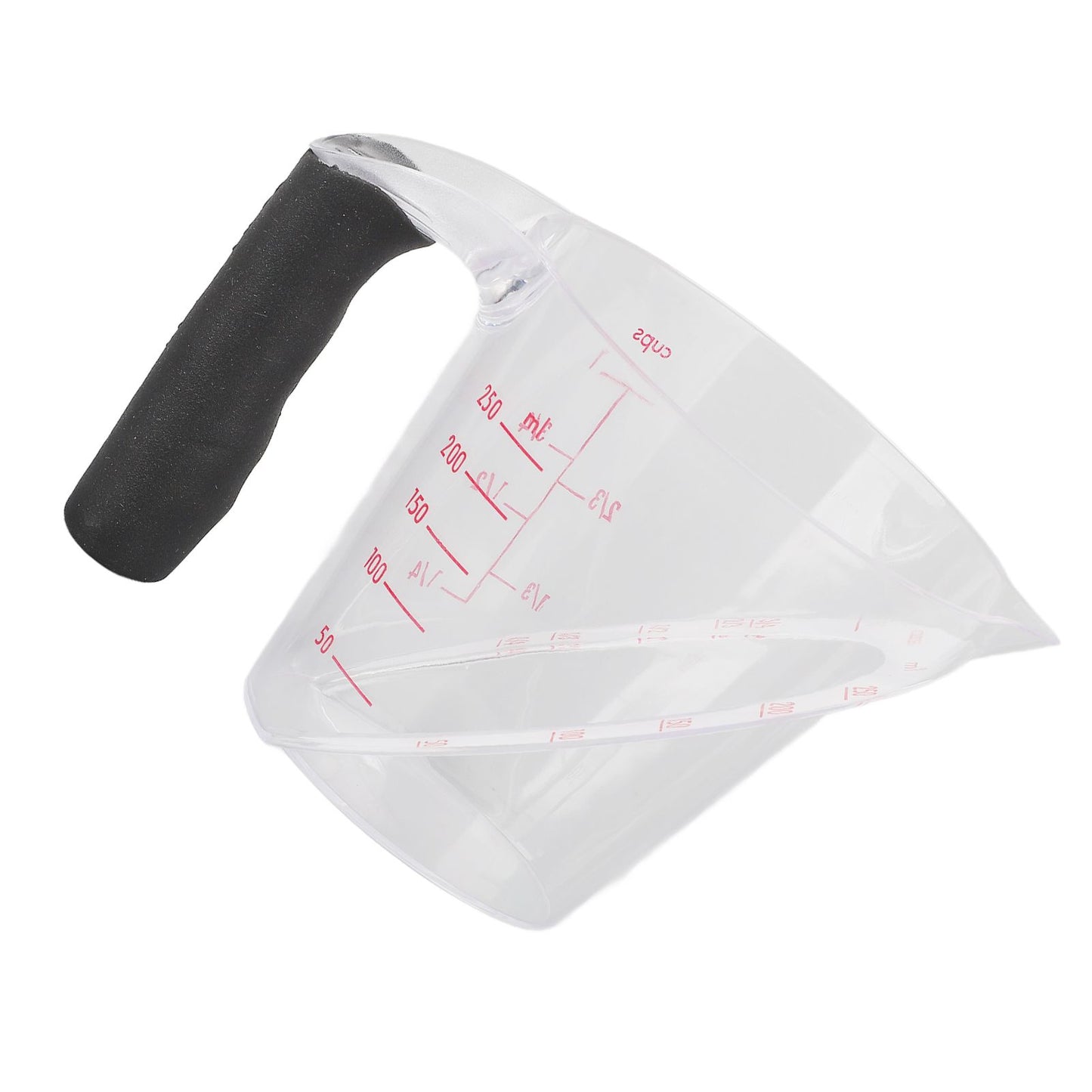 Measuring Cup Heat Resistant Angled Plastic Measuring Mug with Handle for Drinking Baking Cooking Pouring V1294-YM0523-3118220021211