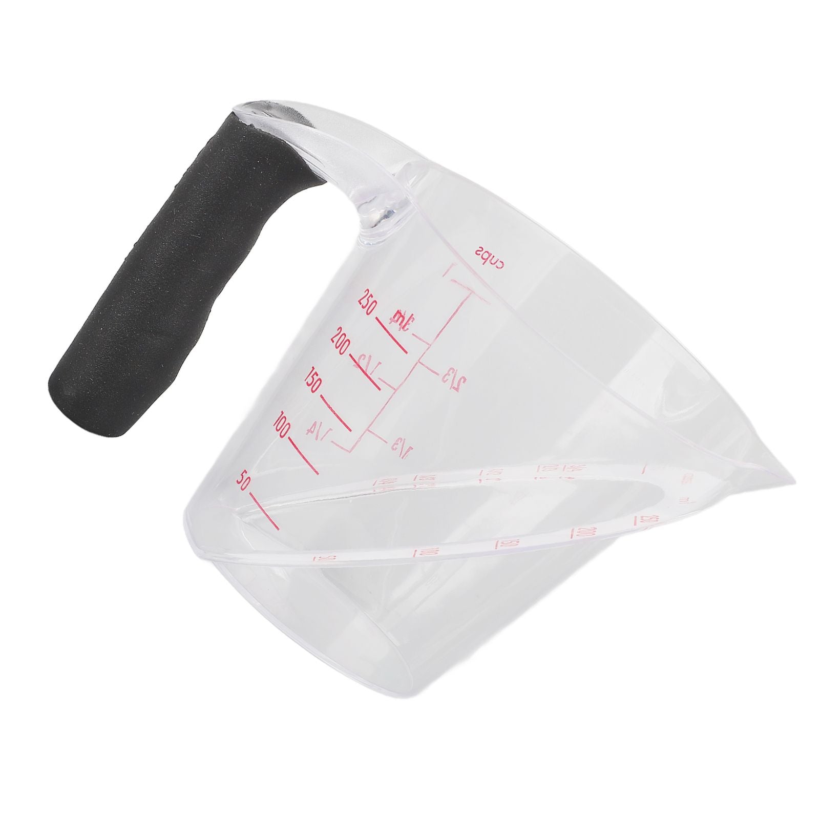 Measuring Cup Heat Resistant Angled Plastic Measuring Mug with Handle for Drinking Baking Cooking Pouring V1294-YM0523-3118220021211