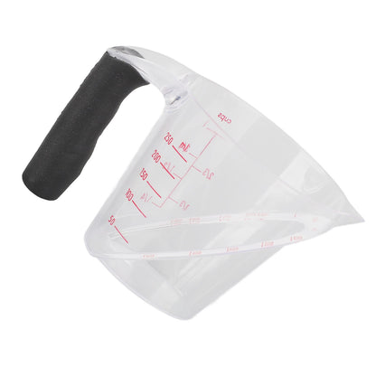 Measuring Cup Heat Resistant Angled Plastic Measuring Mug with Handle for Drinking Baking Cooking Pouring V1294-YM0523-3118220021211