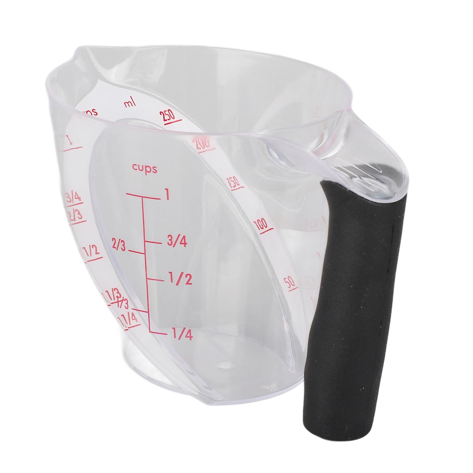 Measuring Cup Heat Resistant Angled Plastic Measuring Mug with Handle for Drinking Baking Cooking Pouring V1294-YM0523-3118220021211