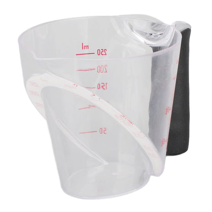 Measuring Cup Heat Resistant Angled Plastic Measuring Mug with Handle for Drinking Baking Cooking Pouring V1294-YM0523-3118220021211