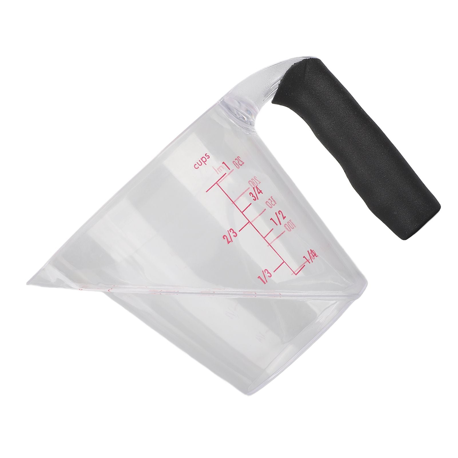 Measuring Cup Heat Resistant Angled Plastic Measuring Mug with Handle for Drinking Baking Cooking Pouring V1294-YM0523-3118220021211