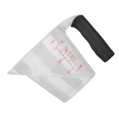 Measuring Cup Heat Resistant Angled Plastic Measuring Mug with Handle for Drinking Baking Cooking Pouring V1294-YM0523-3118220021211