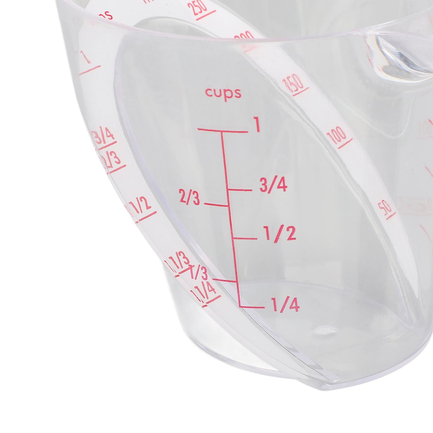 Measuring Cup Heat Resistant Angled Plastic Measuring Mug with Handle for Drinking Baking Cooking Pouring V1294-YM0523-3118220021211
