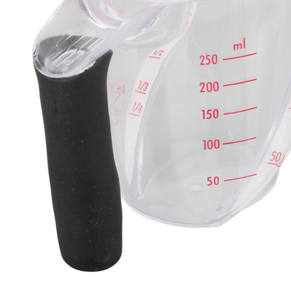 Measuring Cup Heat Resistant Angled Plastic Measuring Mug with Handle for Drinking Baking Cooking Pouring V1294-YM0523-3118220021211