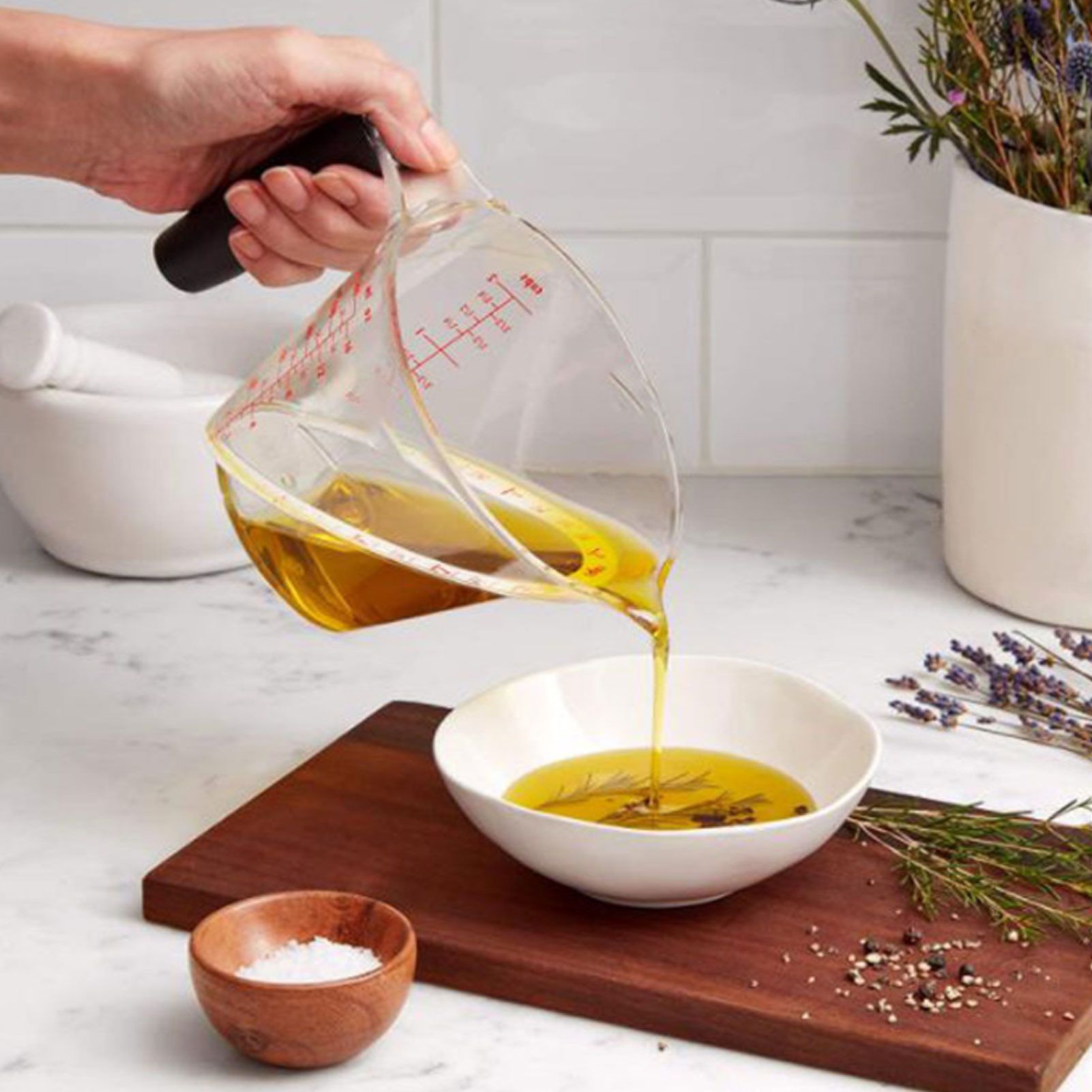 Measuring Cup Heat Resistant Angled Plastic Measuring Mug with Handle for Drinking Baking Cooking Pouring V1294-YM0523-3118220021211