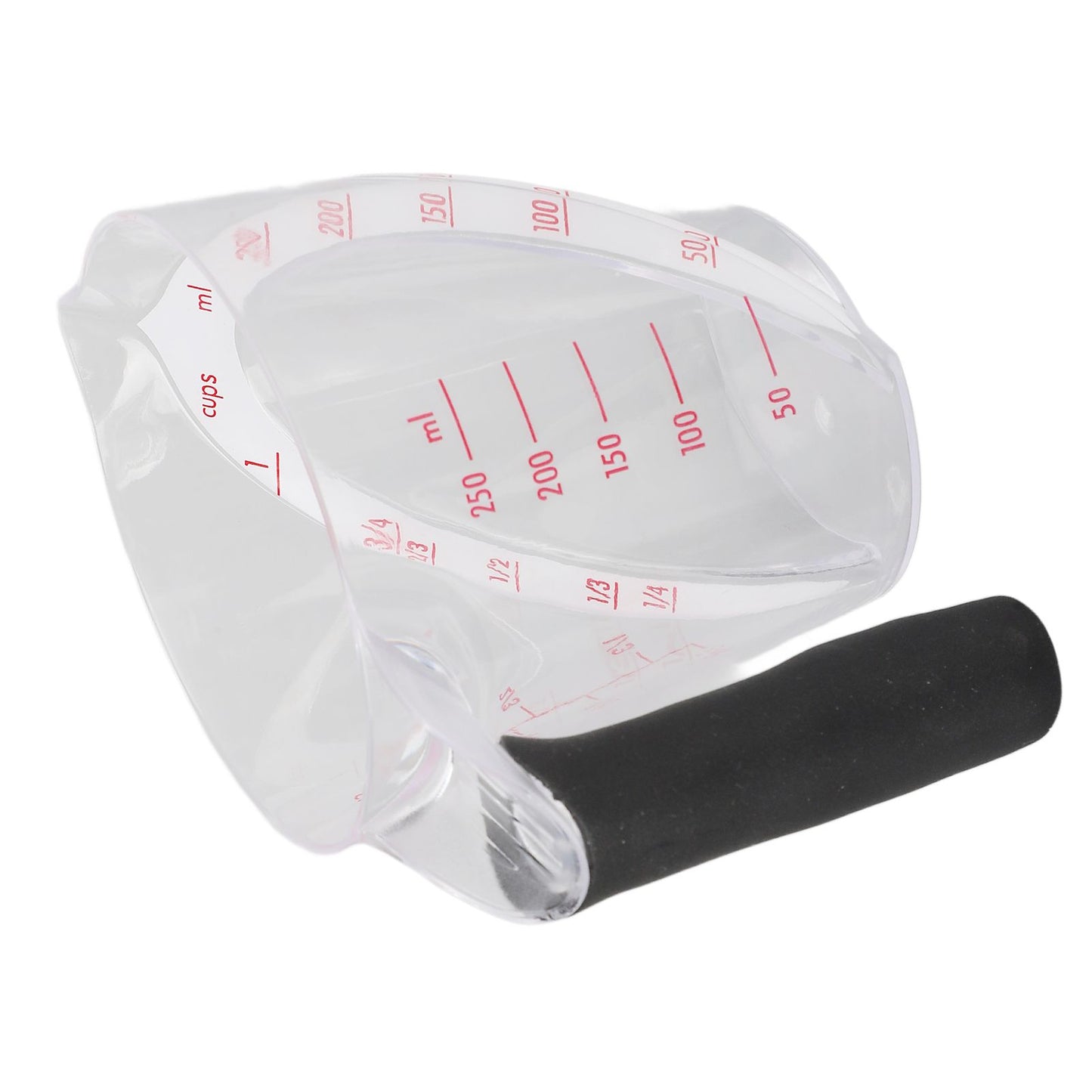 Measuring Cup Heat Resistant Angled Plastic Measuring Mug with Handle for Drinking Baking Cooking Pouring V1294-YM0523-3118220021211