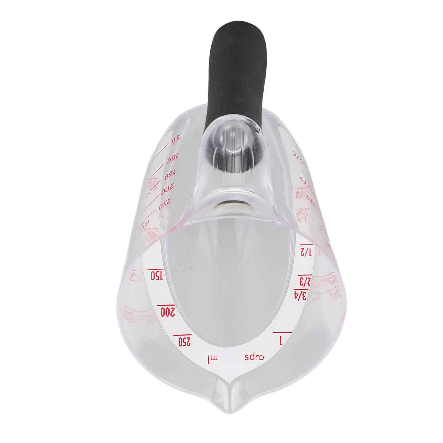 Measuring Cup Heat Resistant Angled Plastic Measuring Mug with Handle for Drinking Baking Cooking Pouring V1294-YM0523-3118220021211