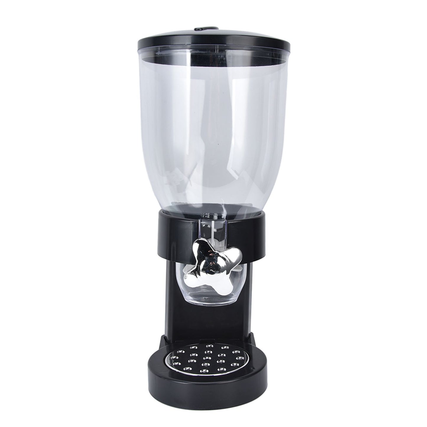 Grain Dispenser 17.5oz Transparent Safe Rice Storage Container with Rubber Base for Grain Rice V1294-YM0523-3118220021811