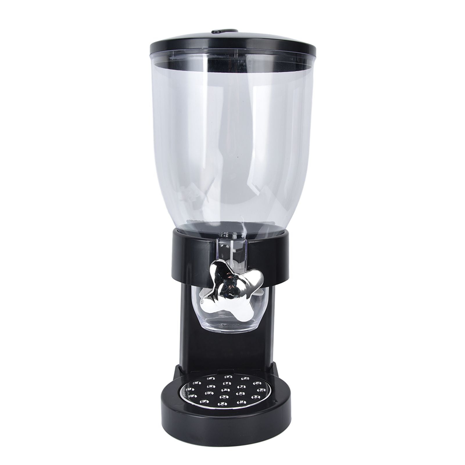Grain Dispenser 17.5oz Transparent Safe Rice Storage Container with Rubber Base for Grain Rice V1294-YM0523-3118220021811