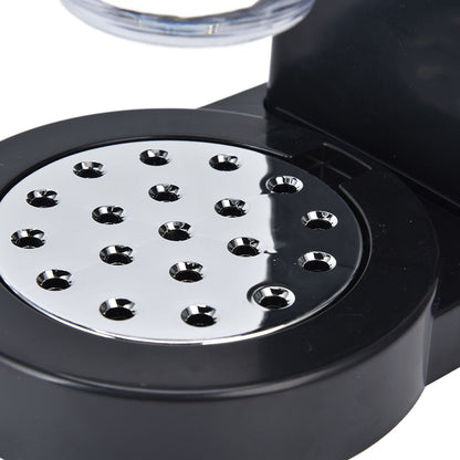 Grain Dispenser 17.5oz Transparent Safe Rice Storage Container with Rubber Base for Grain Rice V1294-YM0523-3118220021811