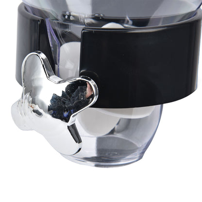 Grain Dispenser 17.5oz Transparent Safe Rice Storage Container with Rubber Base for Grain Rice V1294-YM0523-3118220021811