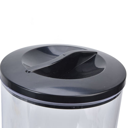 Grain Dispenser 17.5oz Transparent Safe Rice Storage Container with Rubber Base for Grain Rice V1294-YM0523-3118220021811