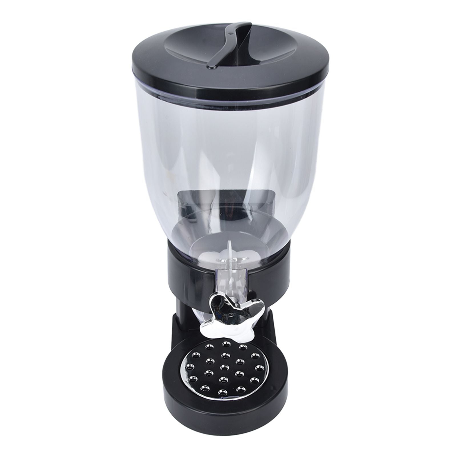 Grain Dispenser 17.5oz Transparent Safe Rice Storage Container with Rubber Base for Grain Rice V1294-YM0523-3118220021811