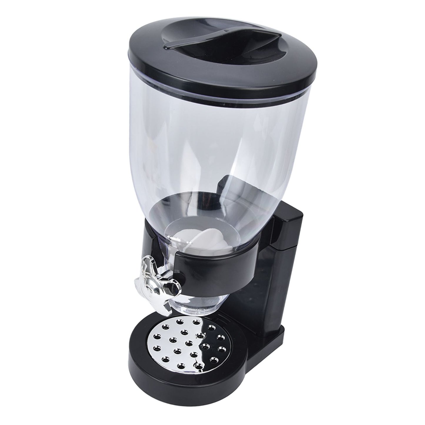 Grain Dispenser 17.5oz Transparent Safe Rice Storage Container with Rubber Base for Grain Rice V1294-YM0523-3118220021811