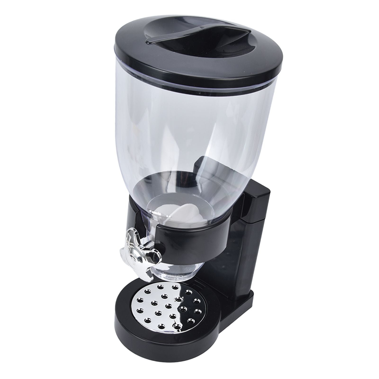 Grain Dispenser 17.5oz Transparent Safe Rice Storage Container with Rubber Base for Grain Rice V1294-YM0523-3118220021811