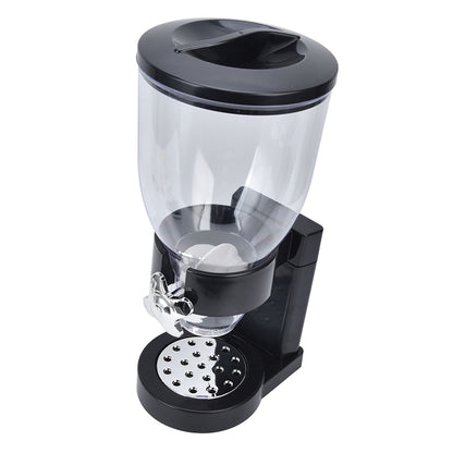 Grain Dispenser 17.5oz Transparent Safe Rice Storage Container with Rubber Base for Grain Rice V1294-YM0523-3118220021811