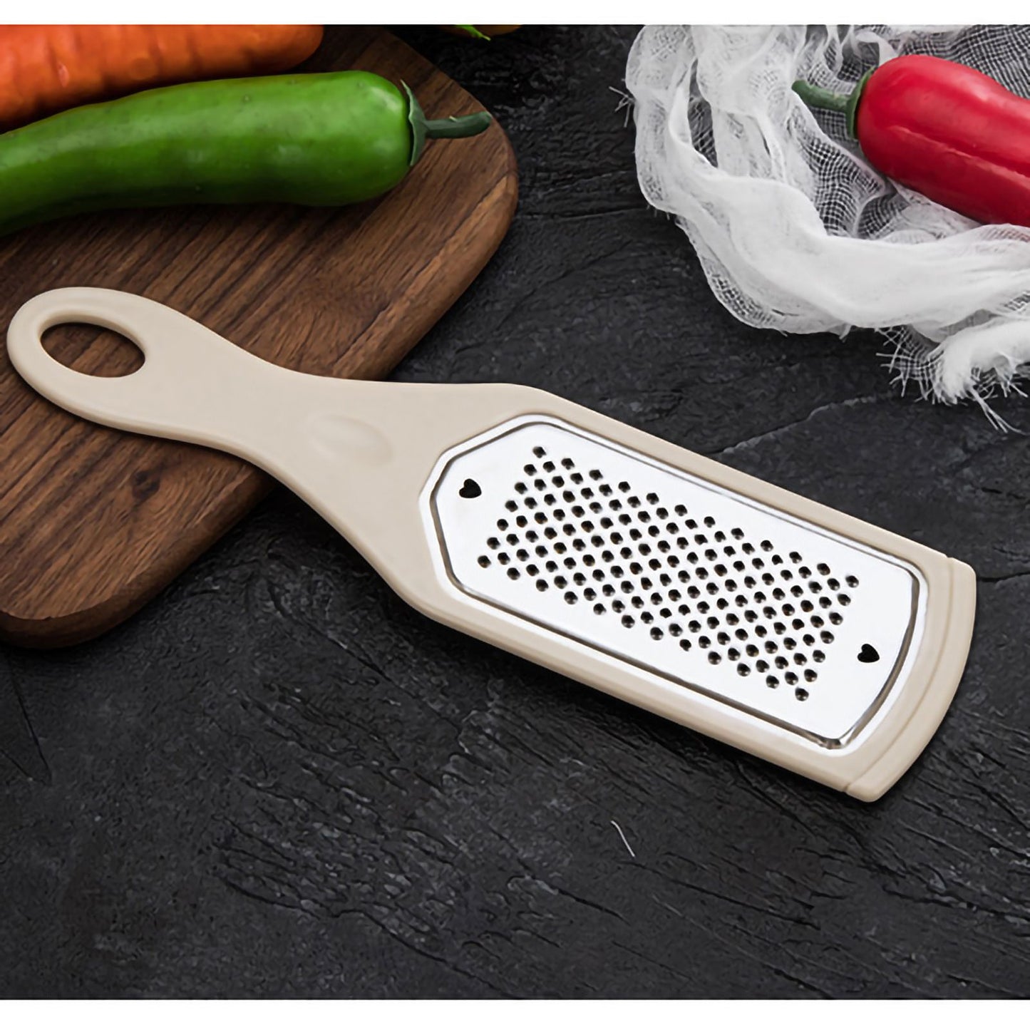 Hand Grater Manual Vegetable Grater with Soft Grip Handle for Home Hotel Restaurant V1294-YM0523-3118220023611