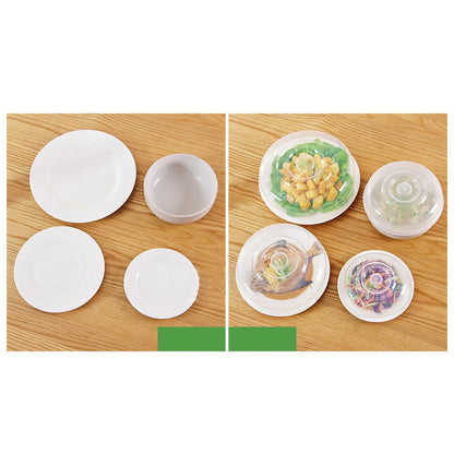 Microwave Cover Transparency PP Material Food Protection Grab Design Safe Healthy Microwave Splatter V1294-YM0523-3118220023914