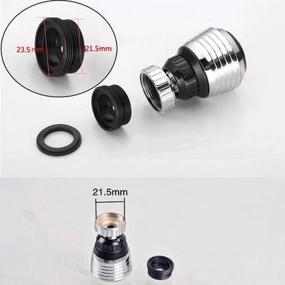 Faucet Aerator Sprinkler Water Bubbler 360 degrees Rotate Kitchen Water Tap Sprayer Filter Nozzle Splashing V1294-YM0523-3118220024511