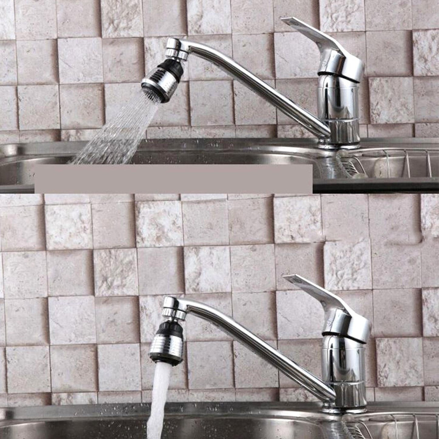 Faucet Aerator Sprinkler Water Bubbler 360 degrees Rotate Kitchen Water Tap Sprayer Filter Nozzle Splashing V1294-YM0523-3118220024511
