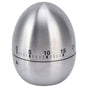 Cooking Timer Egg Shaped Clear Scale Design Manual Mechanical 60 Minutes Kitchen Baking Timing Reminder V1294-YM0523-3118220025811