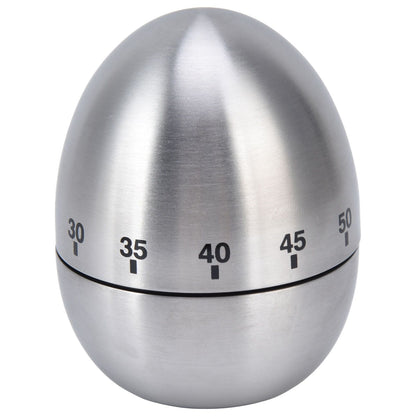 Cooking Timer Egg Shaped Clear Scale Design Manual Mechanical 60 Minutes Kitchen Baking Timing Reminder V1294-YM0523-3118220025811
