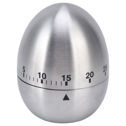 Cooking Timer Egg Shaped Clear Scale Design Manual Mechanical 60 Minutes Kitchen Baking Timing Reminder V1294-YM0523-3118220025811