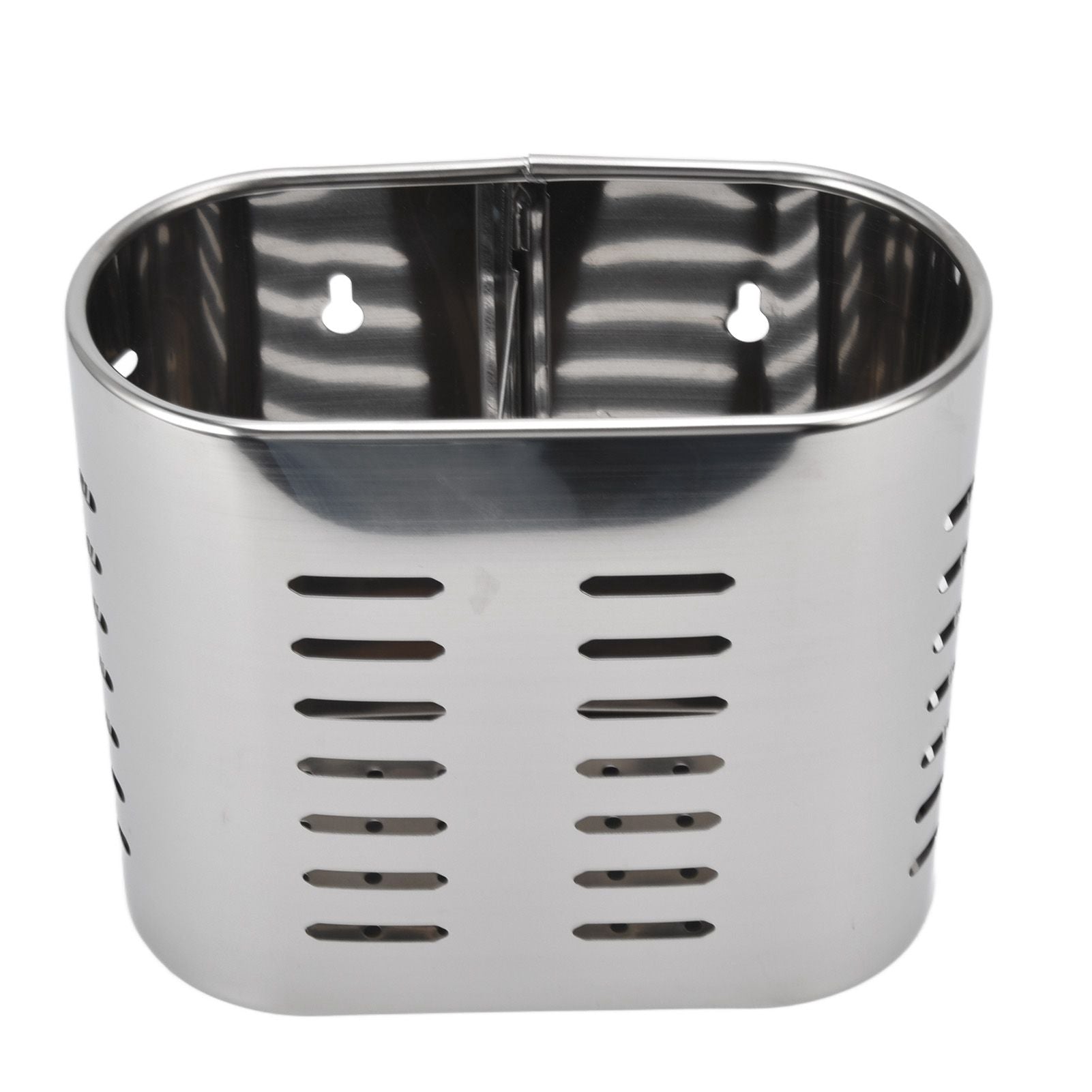 Chopsticks Hanging Organizer Stainless Steel Utensil Drying Racks with Hollow Design for Kitchen V1294-YM0523-3118220026711