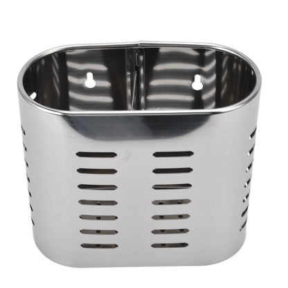 Chopsticks Hanging Organizer Stainless Steel Utensil Drying Racks with Hollow Design for Kitchen V1294-YM0523-3118220026711