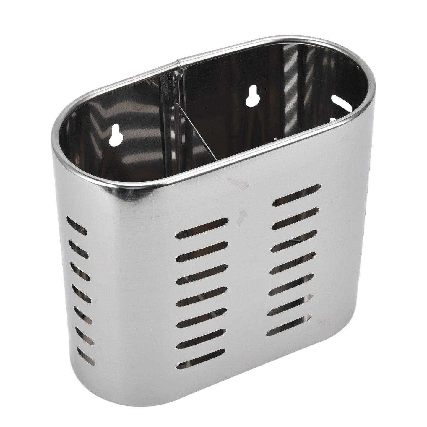 Chopsticks Hanging Organizer Stainless Steel Utensil Drying Racks with Hollow Design for Kitchen V1294-YM0523-3118220026711
