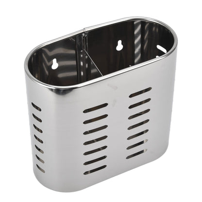 Chopsticks Hanging Organizer Stainless Steel Utensil Drying Racks with Hollow Design for Kitchen V1294-YM0523-3118220026711