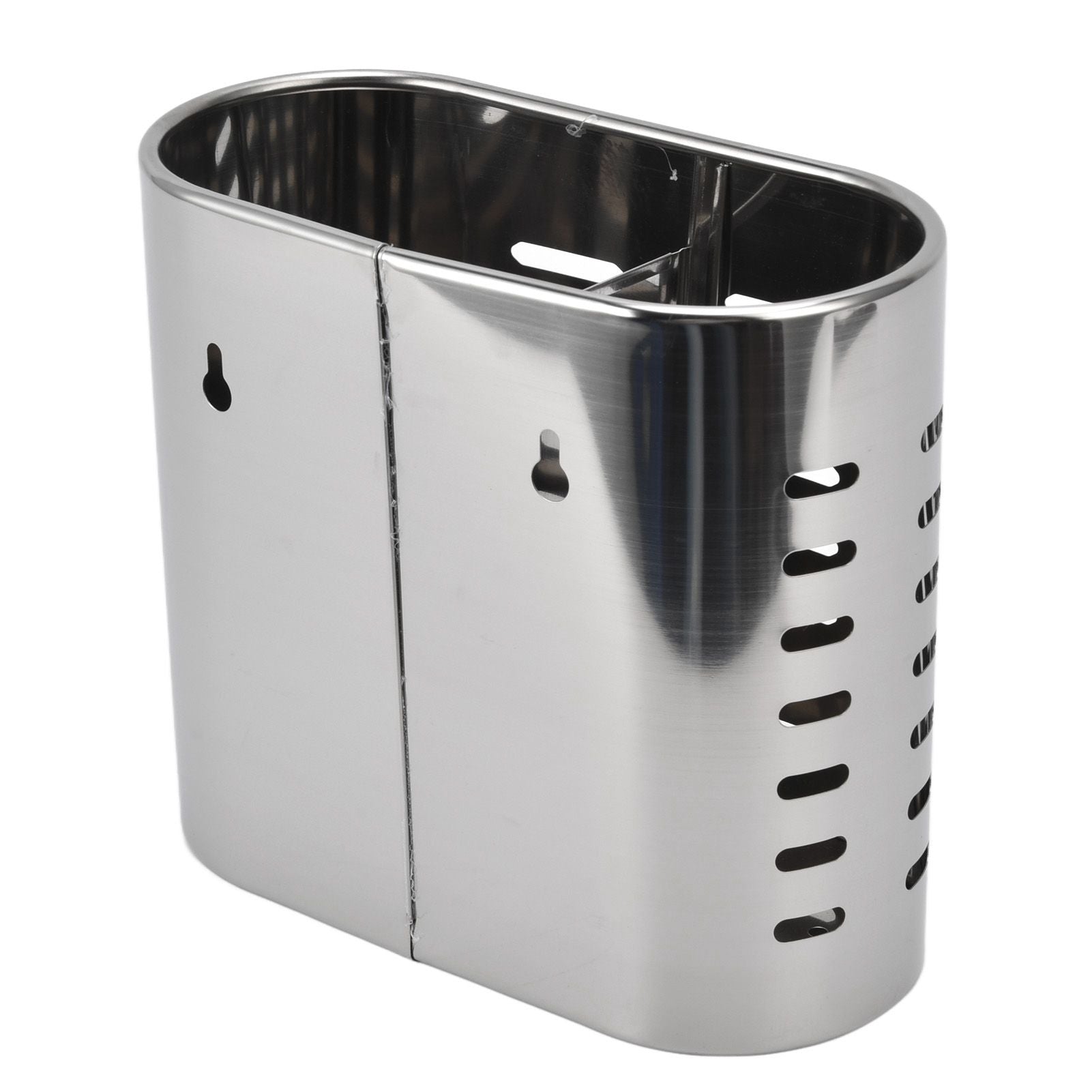 Chopsticks Hanging Organizer Stainless Steel Utensil Drying Racks with Hollow Design for Kitchen V1294-YM0523-3118220026711