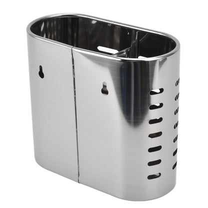 Chopsticks Hanging Organizer Stainless Steel Utensil Drying Racks with Hollow Design for Kitchen V1294-YM0523-3118220026711