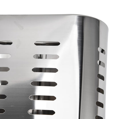 Chopsticks Hanging Organizer Stainless Steel Utensil Drying Racks with Hollow Design for Kitchen V1294-YM0523-3118220026711