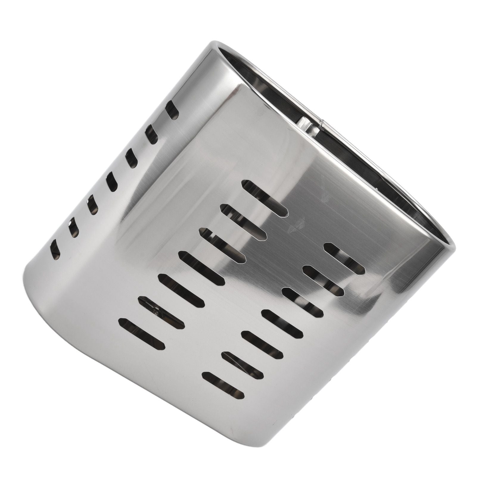 Chopsticks Hanging Organizer Stainless Steel Utensil Drying Racks with Hollow Design for Kitchen V1294-YM0523-3118220026711