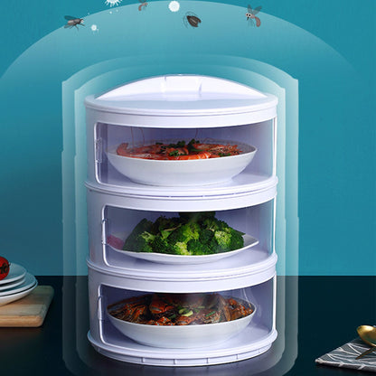 Insulated Food Cover Multilayer Heat Preservation Warm Intimate Effective Isolation Stackable Dish Cover3 V1294-YM0523-3118220027413