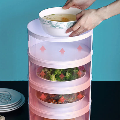 Insulated Food Cover Multilayer Heat Preservation Warm Intimate Effective Isolation Stackable Dish Cover4 V1294-YM0523-3118220027414