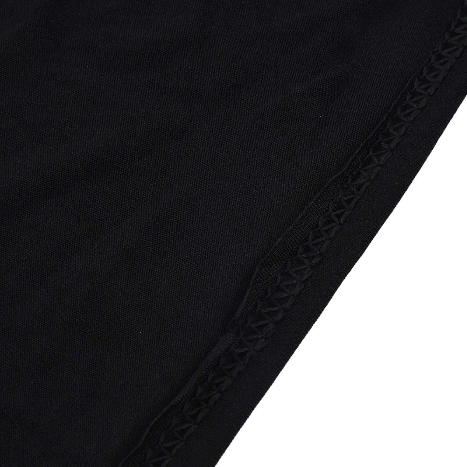 Table Cover Rectangular Wrinkle Resistant Washable Universal Black Stretch Tablecloth for Wedding Party V1294-YM0523-3118220027812