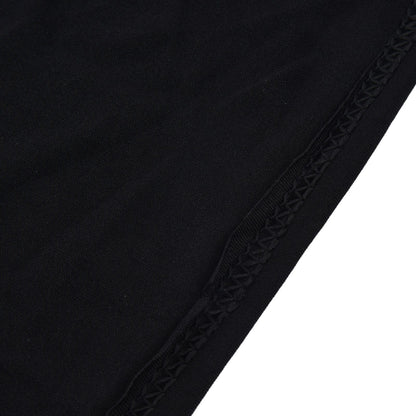 Table Cover Rectangular Wrinkle Resistant Washable Universal Black Stretch Tablecloth for Wedding Party V1294-YM0523-3118220027812