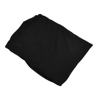 Table Cover Rectangular Wrinkle Resistant Washable Universal Black Stretch Tablecloth for Wedding Party V1294-YM0523-3118220027813